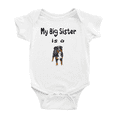 thumbnail image 1 of My Big Sister Is A Bernese Mountain Dog Cute Baby One-pieces Boy Girl Unisex, 1 of 5