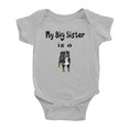 thumbnail image 1 of My Big Sister Is A Bernese Mountain Dog Cute Baby One-pieces Boy Girl Unisex, 1 of 5