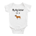 thumbnail image 1 of My Big Sister Is A Boxer Dog Cute Baby Clothing Bodysuits Boy Girl Unisex, 1 of 5
