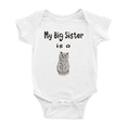 thumbnail image 1 of My Big Sister Is A British Shorthair Cat Cute Baby Clothing Bodysuits For Boy Girl, 1 of 5