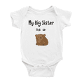 thumbnail image 1 of My Big Sister Is A Brown Bear Cute Baby Clothing Boy Girl, 1 of 5