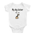 thumbnail image 1 of My Big Sister Is A Collie Dog Funny Baby Clothing Bodysuits Boy Girl Unisex, 1 of 5