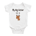 thumbnail image 1 of My Big Sister Is A Deer Cute Baby Bodysuit Boy Girl, 1 of 5