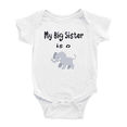 thumbnail image 1 of My Big Sister Is A Elephant Cute Baby Clothing Bodysuits Boy Girl, 1 of 5