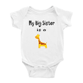 thumbnail image 1 of My Big Sister Is A Giraffe Cute Baby Clothing Bodysuits Boy Girl, 1 of 5