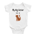 thumbnail image 1 of My Big Sister Is A Havana Brown Cat Cute Baby Clothing Bodysuits For Boy Girl, 1 of 5