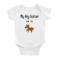 thumbnail image 1 of My Big Sister Is A Horse Funny Baby Clothing Boy Girl, 1 of 5