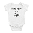 thumbnail image 1 of My Big Sister Is A Husky Dog Funny Baby Bodysuit Boy Girl Unisex, 1 of 5