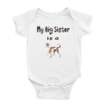 thumbnail image 1 of My Big Sister Is A Ibizan Hound Dog Funny Baby Bodysuit Boy Girl Unisex, 1 of 5