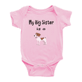 thumbnail image 1 of My Big Sister Is A Jack Russell Terrier Dog Funny Newborn Clothes Boy Girl Unisex, 1 of 5