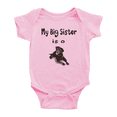 thumbnail image 1 of My Big Sister Is A Labrador Retriever Dog Funny Baby Bodysuits Short Sleeve, 1 of 5