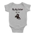 thumbnail image 1 of My Big Sister Is A Labrador Retriever Dog Funny Baby Bodysuits Short Sleeve, 1 of 5
