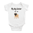 thumbnail image 1 of My Big Sister Is A Mastiff Dog Cute Baby Clothing Bodysuits Boy Girl Unisex, 1 of 5