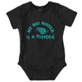 thumbnail image 1 of My Big Sister Is A Mermaid Cute Shell Bodysuit Jumper Girls Infant Baby Brisco Brands 12M, 1 of 6