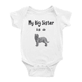 thumbnail image 1 of My Big Sister Is A Neapolitan Mastiff Dog Funny Baby Bodysuit Boy Girl Unisex, 1 of 5