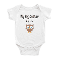 thumbnail image 1 of My Big Sister Is A Owl Funny Baby Bodysuit Boy Girl, 1 of 5