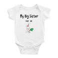 thumbnail image 1 of My Big Sister Is A Rabbit Cute Baby Clothing Bodysuits Boy Girl, 1 of 5