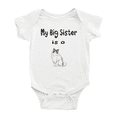 thumbnail image 1 of My Big Sister Is A Ragdoll Cat Cute Baby Clothing Bodysuits For Boy Girl, 1 of 5