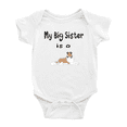 thumbnail image 1 of My Big Sister Is A Shetland Sheepdog Dog Cute Baby Clothing Bodysuits Boy Girl Unisex, 1 of 5