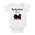 thumbnail image 1 of My Big Sister Is A Tibetan Mastiff Dog Cute Baby Clothing Bodysuits Boy Girl Unisex, 1 of 5