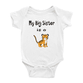 thumbnail image 1 of My Big Sister Is A Tiger Cute Baby Bodysuit Boy Girl, 1 of 5