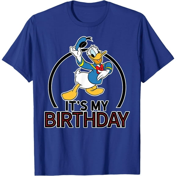 My Birthday Donald Party DTG Print Unisex T-Shirt