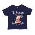 thumbnail image 1 of My Bisabuelo Loves Me Beary Much Toddler T-Shirt 5/6T Navy Blue, 1 of 3