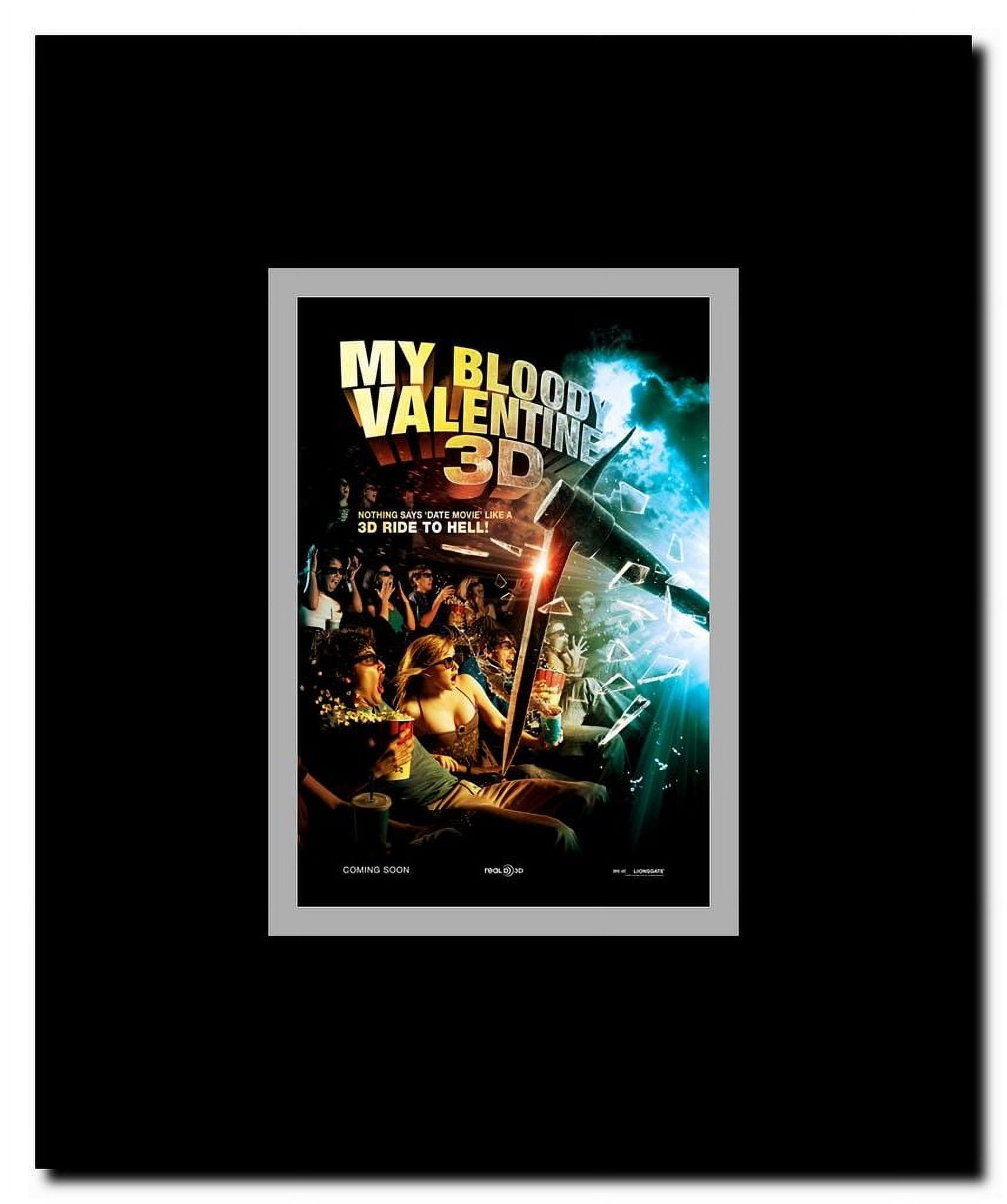 My Bloody Valentine 3-D c.2009 - style C Framed Movie Poster