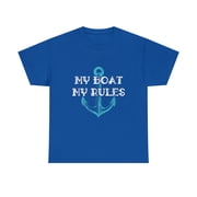 My Boat My Rules Captain Boating Pontoon T-Shirt