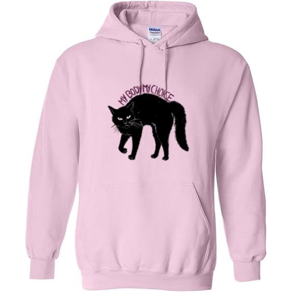 My Body My Choice Feminist Empowerment Womens Rights Protest Graphic Hoodie, up to size 5XL