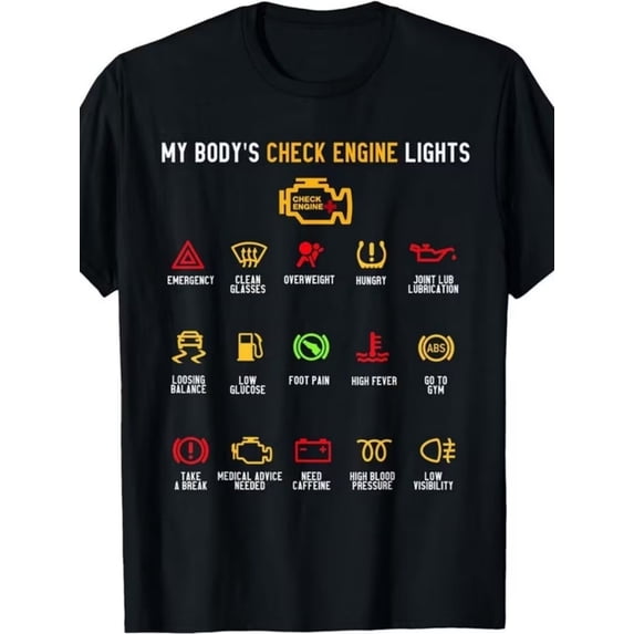 My Body's Check Engine Lights Women Graphic T-Shirt