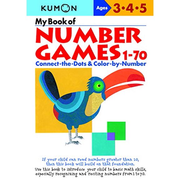 Pre-Owned My Book of Number Games, 1-70: Ages 3, 4, 5 (Paperback) 4774307599 9784774307596