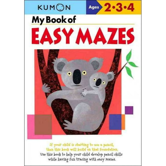 Pre-Owned Kumon Easy Mazes (Paperback) 1933241241 9781933241241
