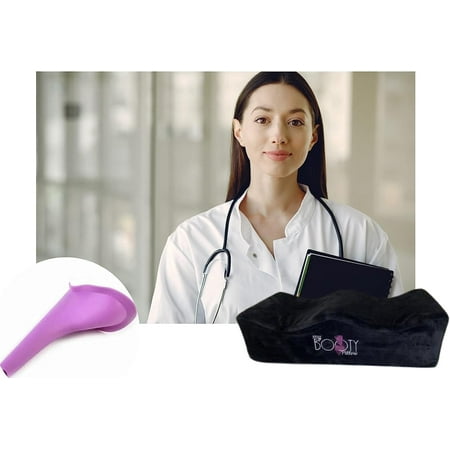 BBL Pillow After Surgery for Butt, Brazilian Butt Lift Recovery Pillow with Drawstring Bag and Female Urinal, BBL Pillow for Butt Post Surgery BBL Butt Lift Pillow