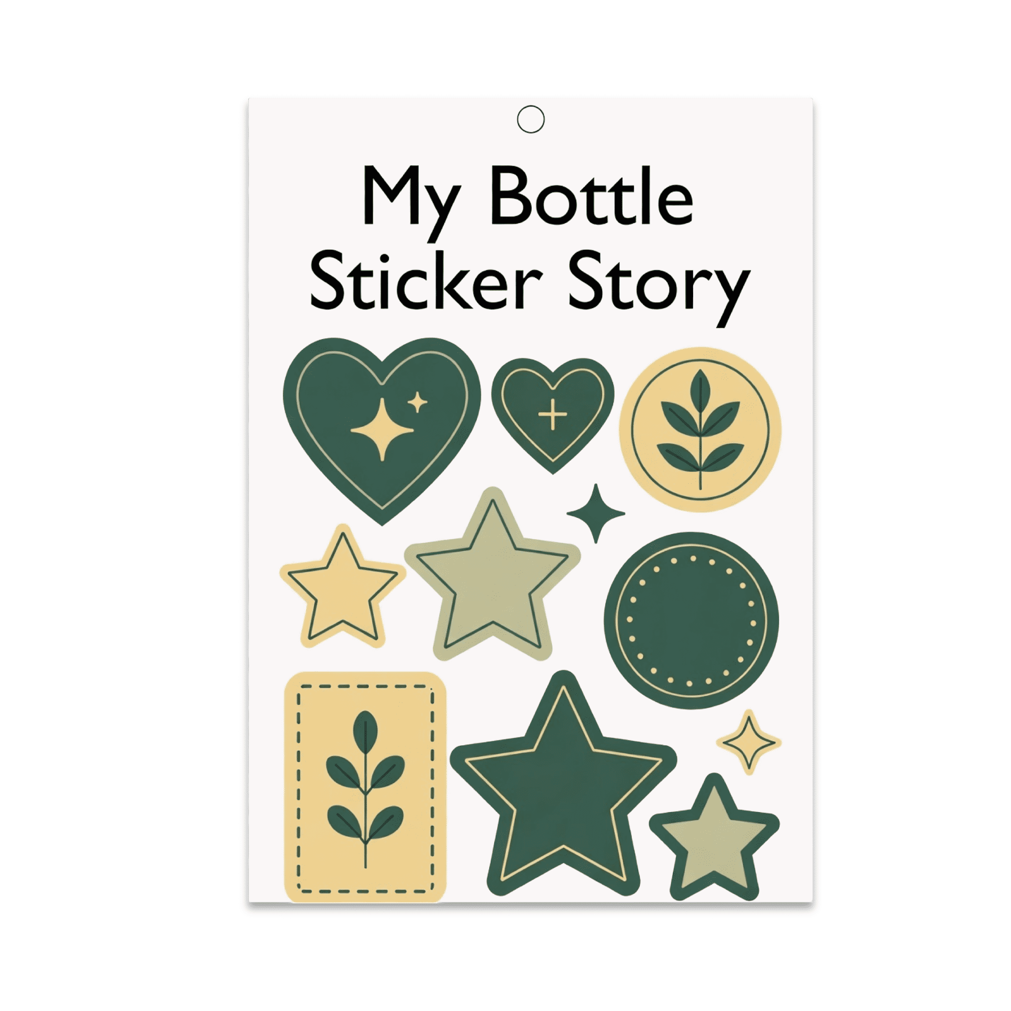 My Bottle Sticker Story - Sticker Collage Art Enthusiast - 13x19 Poster ...