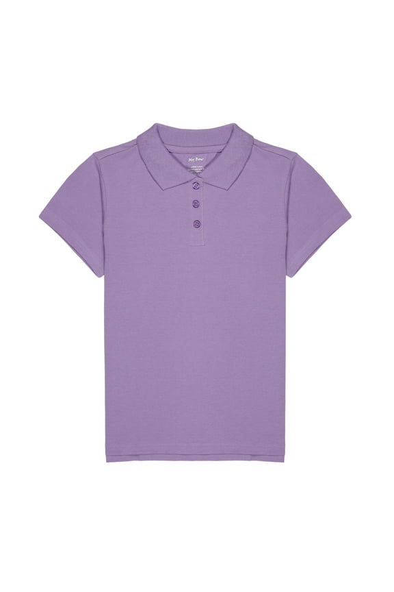 Pique Girls Polo T-Shirt Short Sleeve Cotton