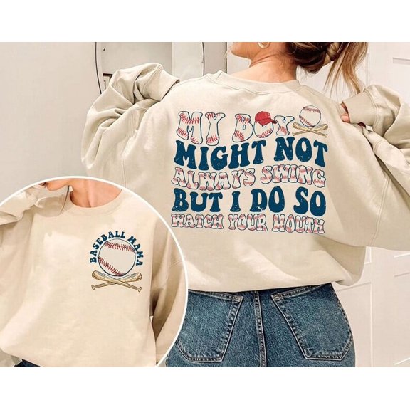 My Boy My Girl May Not Swing Black Baseball Baseball Mama, Baseball Design Baseball sublim