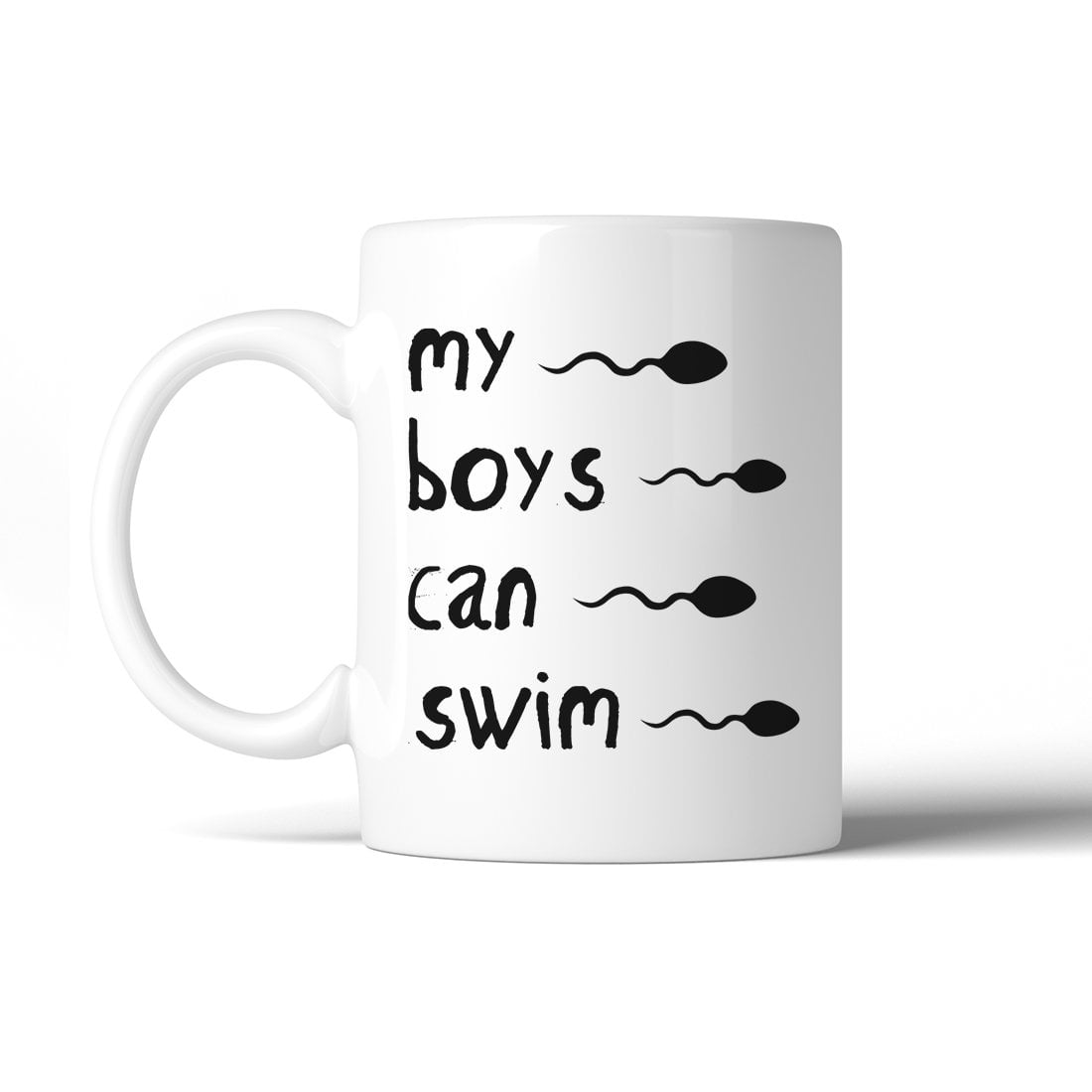 White Ceramic 11 Oz Microwave Safe Coffee Mug