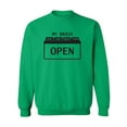 thumbnail image 1 of My Brain Has Too Many Tabs Open Crewneck Sweatshirt, 1 of 3