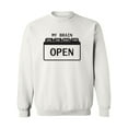 thumbnail image 1 of My Brain Has Too Many Tabs Open Crewneck Sweatshirt, 1 of 3