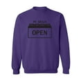 thumbnail image 1 of My Brain Has Too Many Tabs Open Crewneck Sweatshirt, 1 of 3