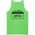 thumbnail image 1 of My Brain Has Too Many Tabs Open Neon Tank Top, 1 of 1