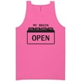 thumbnail image 1 of My Brain Has Too Many Tabs Open Neon Tank Top, 1 of 1