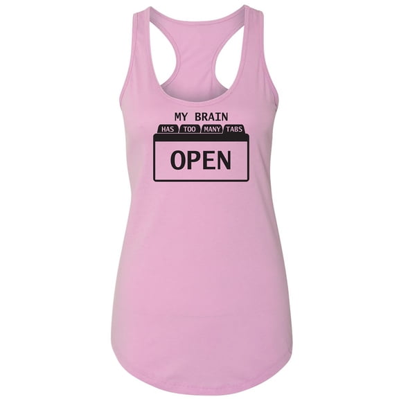 My Brain Has Too Many Tabs Open Racerback Tank