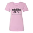 thumbnail image 1 of My Brain Has Too Many Tabs Open Womens crewneck tee, 1 of 3