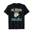 thumbnail image 1 of My Brain is 95% Song Lyrics Funny Teen Music Lover Gift T-Shirt, 1 of 5