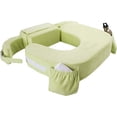 thumbnail image 1 of My Brest Friend Supportive Nursing Pillow For Twins 0-12 Months, Plus-Size, Light Green, 1 of 5
