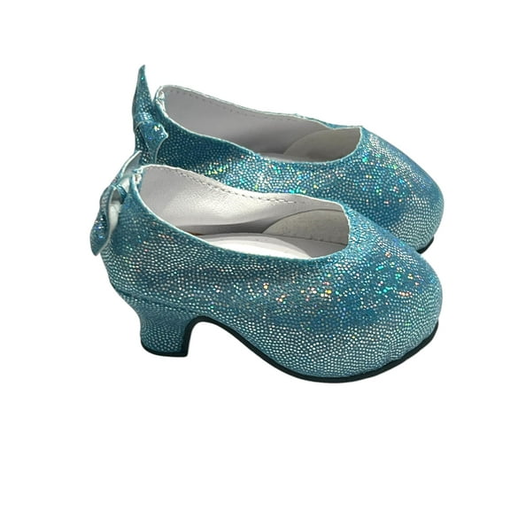 MBD Blue Back Bow Heels for 18 Inch Fashion Girl Dolls