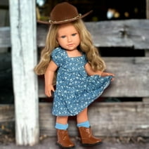 My Brittany's Western Flair Cowgirl Outfit Fits 18 Inch Dolls- Dress/Hat and Boots