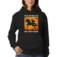 thumbnail image 1 of My Broom Broke. I Ride A Horse Hoodie Women -Image by Shutterstock, Female Medium, 1 of 4